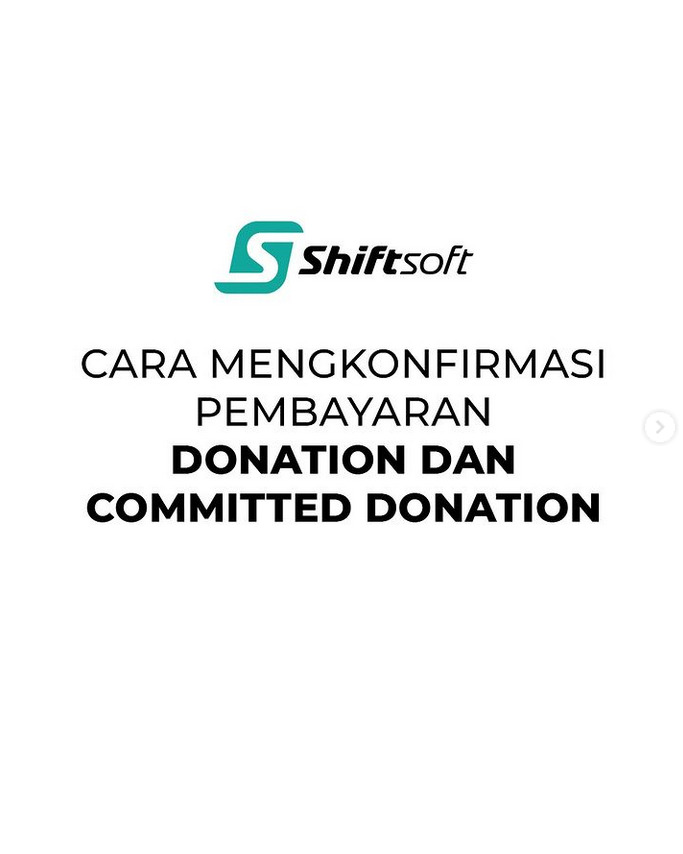 Cara mengkonfirmasi pembayaran Donation dan Committed Donation
